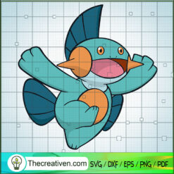 Marshtomp Pokemon SVG, Pokemon Dex SVG, Pokemon SVG
