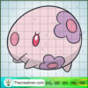 Munna Pokemon SVG, Pokemon Dex SVG, Pokemon Cartoon SVG