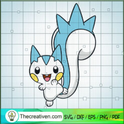 Pachirisu Pokemon SVG, Pokemon Dex SVG, Pokemon Cartoon SVG