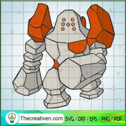 Regirock Pokemon SVG, Pokemon Dex SVG, Pokemon SVG