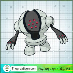 Registeel Pokemon SVG, Pokemon Dex SVG, Pokemon SVG