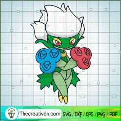 Roserade Pokemon SVG, Pokemon Dex SVG, Pokemon SVG