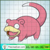 Slowpoke Pokemon SVG, Pokemon Dex SVG, Pokemon SVG 2 Slowpoke copy