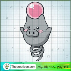 Spoink Pokemon SVG, Pokemon Dex SVG, Pokemon SVG