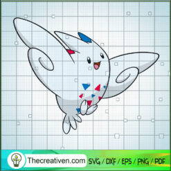 Togekiss Pokemon SVG, Pokemon Dex SVG, Pokemon SVG