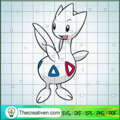 Togetic Pokemon SVG, Pokemon Dex SVG, Pokemon SVG
