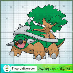 Torterra Pokemon SVG, Pokemon Dex SVG, Pokemon SVG