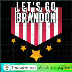 American Medal SVG, Let's Go Brandon SVG, Anti Biden SVG