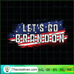 LGBFJB American Flag SVG, Let's Go Brandon SVG, Anti Biden SVG