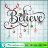 Beauty Believe Words SVG Cut File for Cricut & Silhouette
