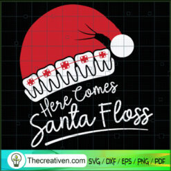 Here Comes Santa Floss SVG, Brace Christmas SVG, Christmas SVG