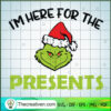 I'm Here For THe Presents SVG Cut File for Cricut & Si Design 65418 3 153 copy