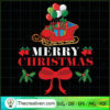 Merry Christmas Sleigh Gift SVG, Christmas SVG, Happy Christmas SVG
