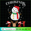Christmas 2021 SVG, Snowman Christmas SVG, Merry Christmas SVG