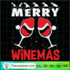 Merry Winemas SVG, Christmas Drink Wine SVG, Merry Xmas SVG 3 212 copy