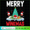 Merry Winemas SVG, Wine Christmas SVG, Merry Christmas SVG