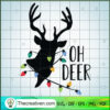 Oh Deer SVG, Reindeer Christmas SVG, Christmas Light SVG 2 231 copy