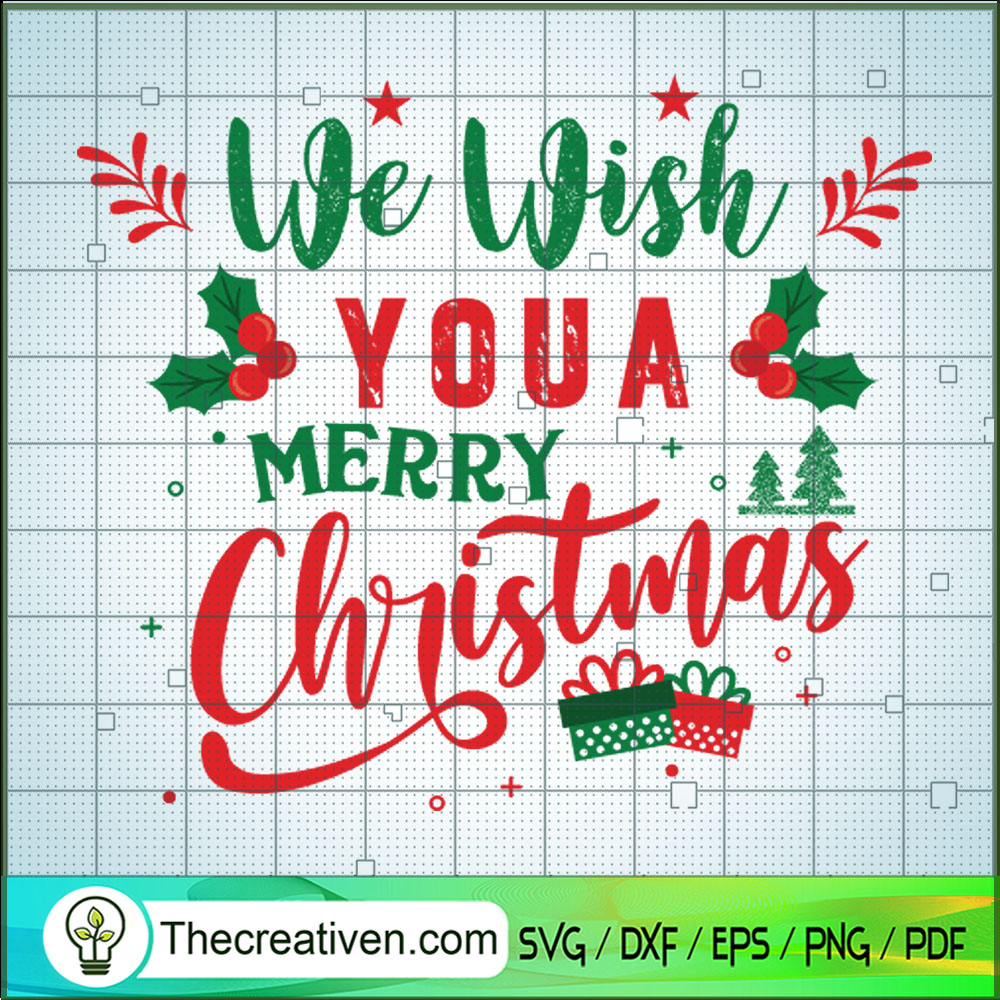 We Wish You a Merry Christmas SVG Cut File for Cricut Design 65597 1 We Wish You a Merry Christmas SVG Cut File for Cricut Design 65597