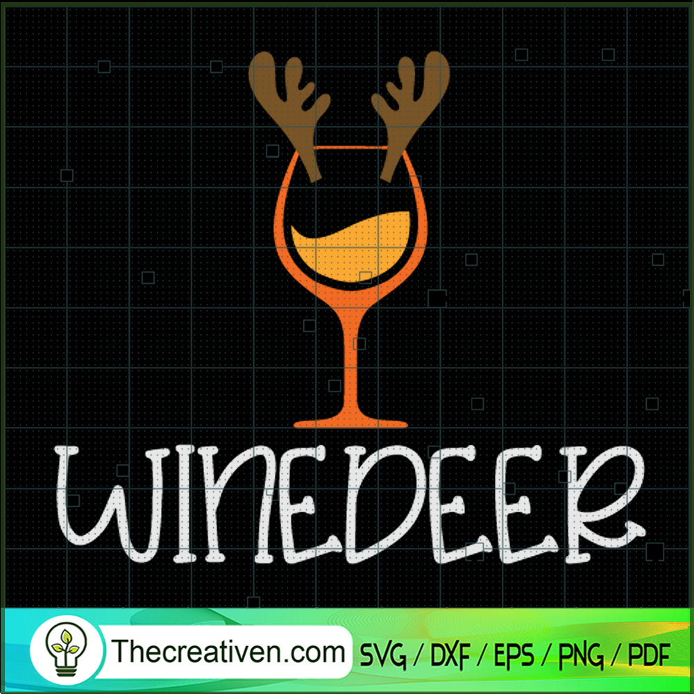Winedeer SVG, Reindeer Christmas SVG, Christmas Wine SVG 1 Winedeer SVG, Reindeer Christmas SVG, Christmas Wine SVG