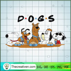 Dogs Friends SVG, Funny Dog SVG, Disney Dog SVG
