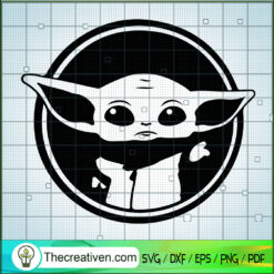 Baby Yoda SVG, Star Wars SVG, Yoda SVG