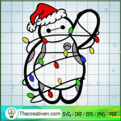Snowman Christmas Light SVG, Color Light SVG, Funny Christmas SVG