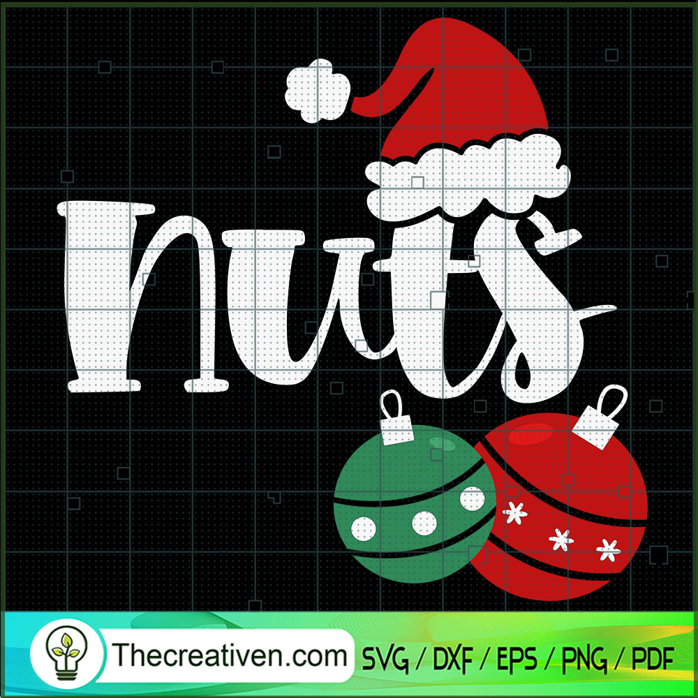 Nuts Christmas SVG, Jingle Bells SVG, Santa Hat SVG 1 Nuts Christmas SVG, Jingle Bells SVG, Santa Hat SVG