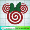 Mickey Candy Cane SVG Cut File for Cricut & Silhouette