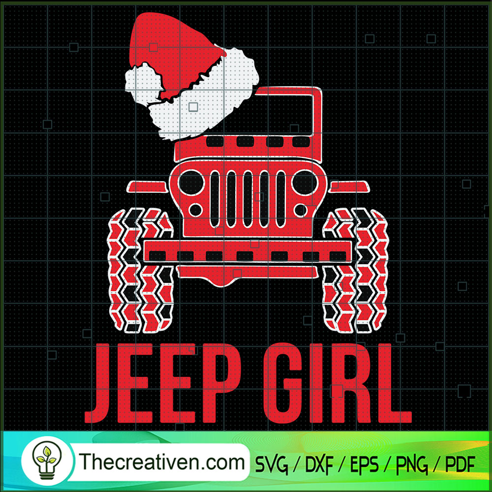Jeep Girl Christmas SVG, Santa Claus SVG, Christmas Jeep SVG 1 Jeep Girl Christmas SVG, Santa Claus SVG, Christmas Jeep SVG