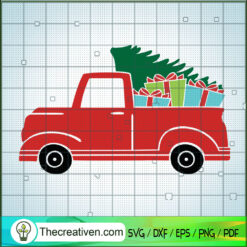 Christmas Truck Delivery Gift SVG Cut File for Cricut & Silhouette