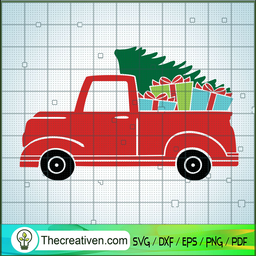 Christmas Truck Delivery Gift SVG Cut File for Cricut & Silhouette 1 Christmas Truck Delivery Gift SVG Cut File for Cricut & Silhouette