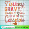Turkey Gravy Beans and Rous  SVG Cut File for Cricut