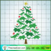 Dino Christmas Tree SVG, Christmas Dinosaur SVG, Funny Christmas SVG