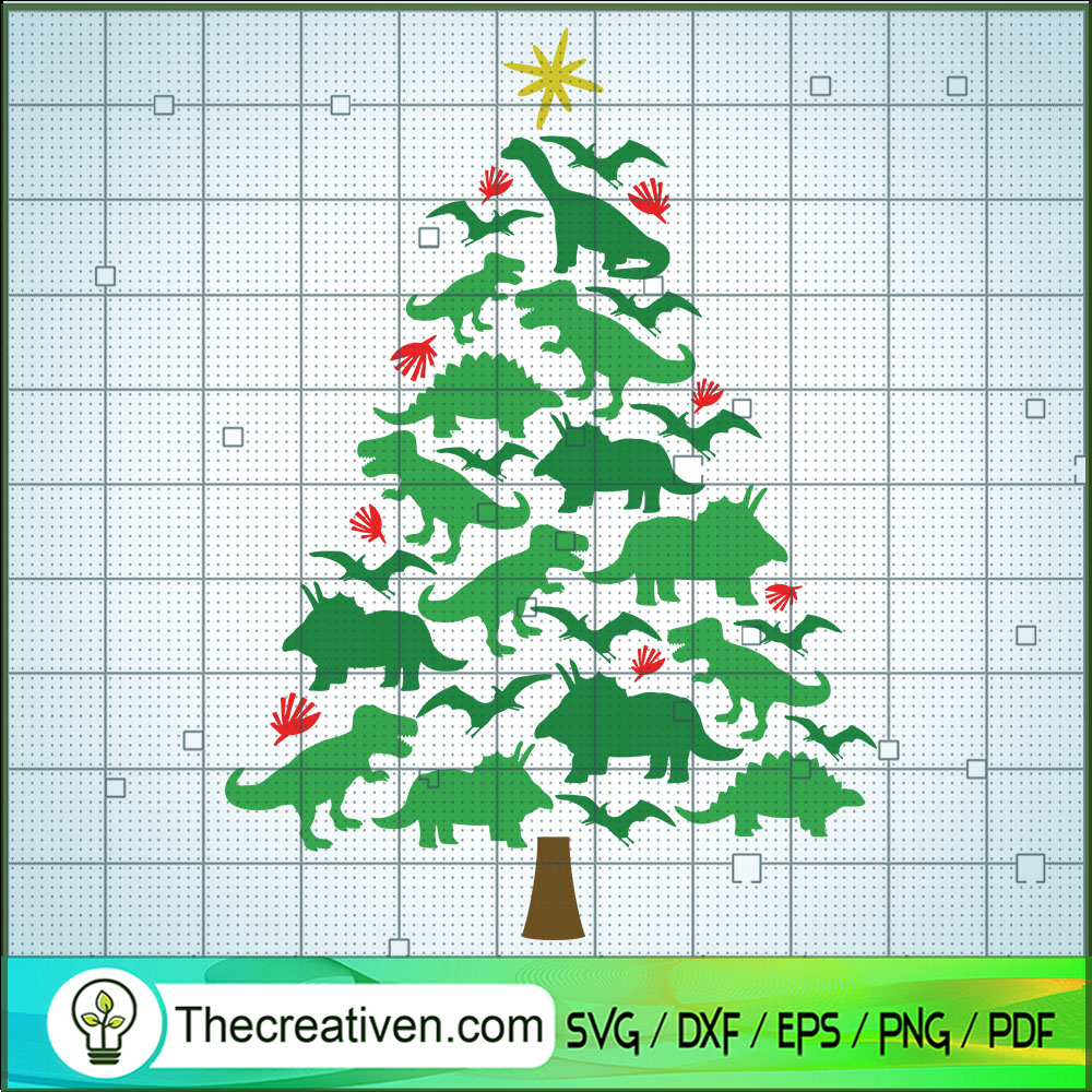 Dino Christmas Tree SVG, Christmas Dinosaur SVG, Funny Christmas SVG 1 Dino Christmas Tree SVG, Christmas Dinosaur SVG, Funny Christmas SVG