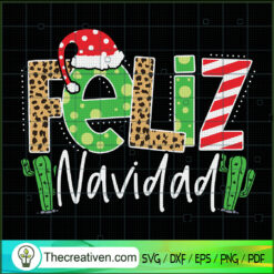 Feliz Navidad SVG, Navidad Christmas SVG, Merry Xmas SVG
