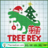 Treerex SVG, Dinosaurus Santa SVG, Funny Christmas SVG 3 219 copy