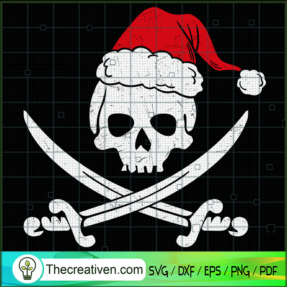 Skull Head Santa SVG, Funny Christmas SVG, Skull SVG 1 Skull Head Santa SVG, Funny Christmas SVG, Skull SVG