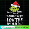 Hate Hate Hate Double Hate Loathe Enti SVG Cut File fo Design 66337