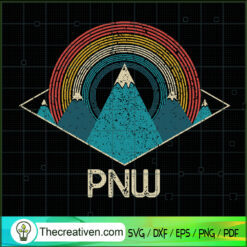 PNW Pacific Northwest SVG Cut File for Cricut & Silhouette