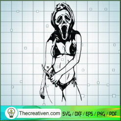 Lady Horror SVG, Hot Scare SVG, Character Horror SVG