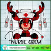 Reindeer Nurse Crew SVG, Reindeer Christmas SVG, Nurse SVG