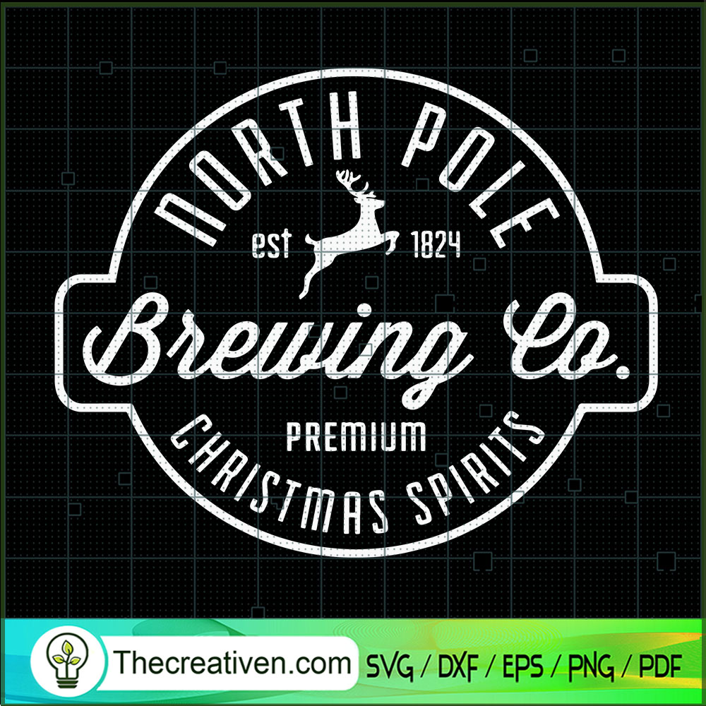 North Pole Brewing Co Premium Christma SVG Cut File fo Design 66476 1 North Pole Brewing Co Premium Christma SVG Cut File fo Design 66476