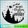 My First Christmas With My B SVG Cut File for Cricut 2 161 copy 1