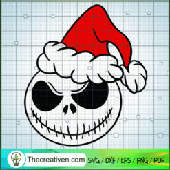 Jack Skellington Santa Claus SVG Cut File for Cricut & Design 66541