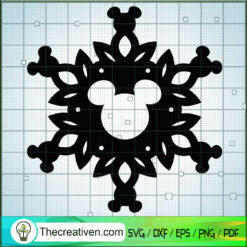 Snowflakes Disney SVG, Disney Christmas SVG, Merry Christmas SVG
