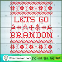 Let's Go Brandon Ya Filthy Animals SVG, Christmas SVG, Anti Biden SVG