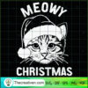 Meowy Christmas SVG, Cat Christmas SVG, Pet Lover SVG