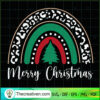 Merry Christmas Rainbow SVG, Rainbow Christmas SVG, Love Christmas SVG