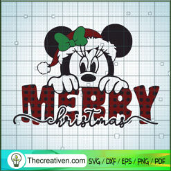 Mickey Merry Christmas SVG, Mickey Mouse SVG, Disney Christmas SVG