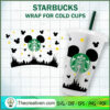 Starbucks Minnie Full Wrap SVG, Starbucks Cup Wrap Disney SVG 2 101 copy 4